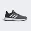 Adidas Mens GameCourt Tennis Shoes - Black/White - thumbnail image 1