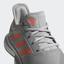 Adidas Womens GameCourt Tennis Shoes - Grey/Coral - thumbnail image 7