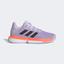 Adidas Womens SoleMatch Bounce Tennis Shoes - Purple/Black/Orange - thumbnail image 1