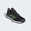 Adidas Mens Adizero Ubersonic 2 Tennis Shoes - Black/Green - thumbnail image 4