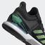 Adidas Mens Adizero Ubersonic 2 Tennis Shoes - Black/Green - thumbnail image 9