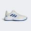 Adidas Kids CourtJam XJ Tennis Shoes - Off White/Blue - thumbnail image 1