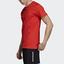 Adidas Mens Stella McCartney Court T-Shirt - Active Red - thumbnail image 4