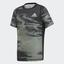 Adidas Boys New York Graphic T-Shirt - Black - thumbnail image 1
