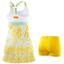 Adidas Barricade Stella McCartney Dress - White/Yellow - thumbnail image 2