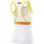 Adidas Barricade Stella McCartney Tank Top - White/Yellow - thumbnail image 2