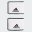 Adidas Tennis Small Wristband - White/Black - thumbnail image 1