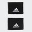 Adidas Tennis Small Wristband - Black/White - thumbnail image 1