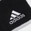 Adidas Tennis Small Wristband - Black/White - thumbnail image 3