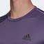 Adidas Mens 3-Stripes Club Tee - Purple - thumbnail image 6