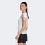 Adidas Womens 3-Stripes Club Tee - White - thumbnail image 2