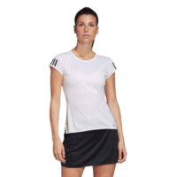 Adidas Womens 3-Stripes Club Tee - White