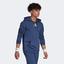 Adidas Mens Graphic Hoodie - Tech Indigo - thumbnail image 4