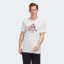 Adidas Mens Padel Graphic Logo T-Shirt - White - thumbnail image 1