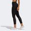 Adidas Womens Own The Run 3-Stripe Leggings - Black - thumbnail image 2