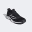 Adidas Mens Adizero Club Tennis Shoes - Black/Silver - thumbnail image 4