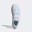 Adidas Kids CourtJam XJ Tennis Shoes - Sky Tint/Pink/White - thumbnail image 2