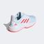 Adidas Kids CourtJam XJ Tennis Shoes - Sky Tint/Pink/White - thumbnail image 5