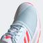 Adidas Kids CourtJam XJ Tennis Shoes - Sky Tint/Pink/White - thumbnail image 7