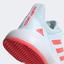 Adidas Kids CourtJam XJ Tennis Shoes - Sky Tint/Pink/White - thumbnail image 8