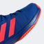 Adidas Kids Phenom Tennis Shoes - Collegiate Royal/Solar Red - thumbnail image 8