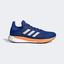 Adidas Mens Solar Glide 3 Running Shoes - Royal Blue/Signal Orange - thumbnail image 1