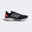 Adidas Mens Galaxar Running Shoes - Core Black/Solar Red - thumbnail image 1