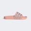 Adidas Womens Adilette Sliders - Haze Coral - thumbnail image 1