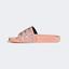 Adidas Womens Adilette Sliders - Haze Coral - thumbnail image 6
