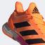 Adidas Mens Adizero Ubersonic 4 Tennis Shoes - Screaming Orange - thumbnail image 7