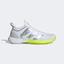 Adidas Womens Adizero Ubersonic 4 Tennis Shoes - Cloud White/Solar Yellow - thumbnail image 1
