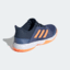 Adidas Kids Adizero Club Tennis Shoes - Crew Blue/Screaming Orange - thumbnail image 5