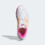 Adidas Kids CourtJam XJ Tennis Shoes - Cloud White/Screaming Pink - thumbnail image 2