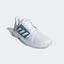 Adidas Mens CourtJam Bounce Tennis Shoes - Cloud White/Hazy Blue - thumbnail image 4
