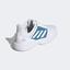 Adidas Mens CourtJam Bounce Tennis Shoes - Cloud White/Hazy Blue - thumbnail image 5