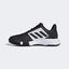 Adidas Mens CourtJam Bounce Clay Tennis Shoes - Black/White - thumbnail image 6
