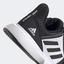Adidas Mens CourtJam Bounce Clay Tennis Shoes - Black/White - thumbnail image 7