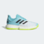Adidas Mens SoleCourt Tennis Shoes - Blue/Cloud White - thumbnail image 1