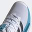 Adidas Mens SoleMatch Bounce Tennis Shoes - White/Halo Blue - thumbnail image 7