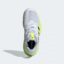 Adidas Womens SoleMatch Bounce Tennis Shoes - White/Solar Yellow - thumbnail image 3