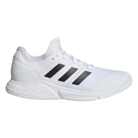 Adidas Womens Court Team Bounce Indoor Court Shoes -  White/Black