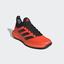 Adidas Mens Defiant Generation Tennis Shoes - Solar Red/Black - thumbnail image 4