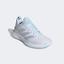 Adidas Womens Defiant Generation Tennis Shoes - Cloud White/Sky Tint - thumbnail image 4