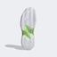 Adidas Mens Barricade Tennis Shoes - White/Green/Blue - thumbnail image 3