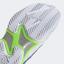 Adidas Mens Barricade Tennis Shoes - White/Green/Blue - thumbnail image 8