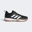 Adidas Kids Ligra 7 Indoor Court Shoes - Black/White - thumbnail image 1