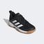 Adidas Kids Ligra 7 Indoor Court Shoes - Black/White - thumbnail image 3