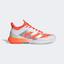 Adidas Mens Adizero Ubersonic 4 Tennis Shoes - Cloud White/Solar Red - thumbnail image 1