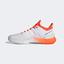 Adidas Mens Adizero Ubersonic 4 Tennis Shoes - Cloud White/Solar Red - thumbnail image 6