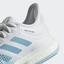 Adidas Mens SoleCourt Parley Tennis Shoes - White/Blue - thumbnail image 8